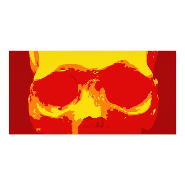Skull Pop Art Card (Front)