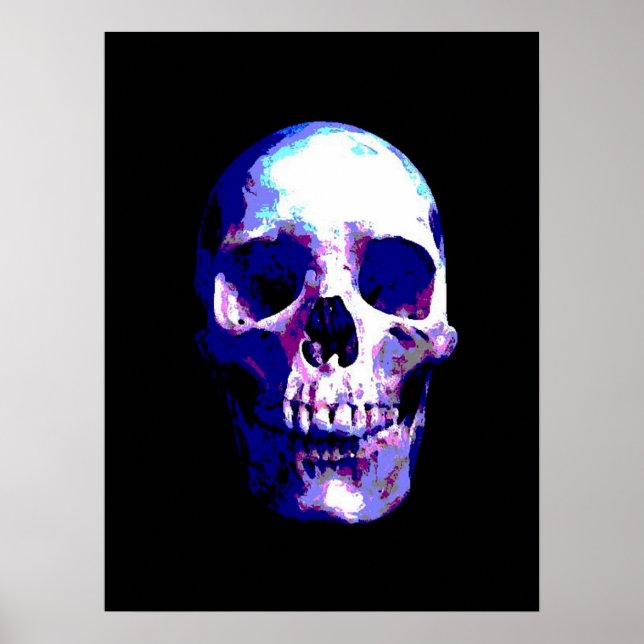Skull Pop Art Poster (Front)