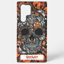 Skull & Pumpkin S22 Phone Case