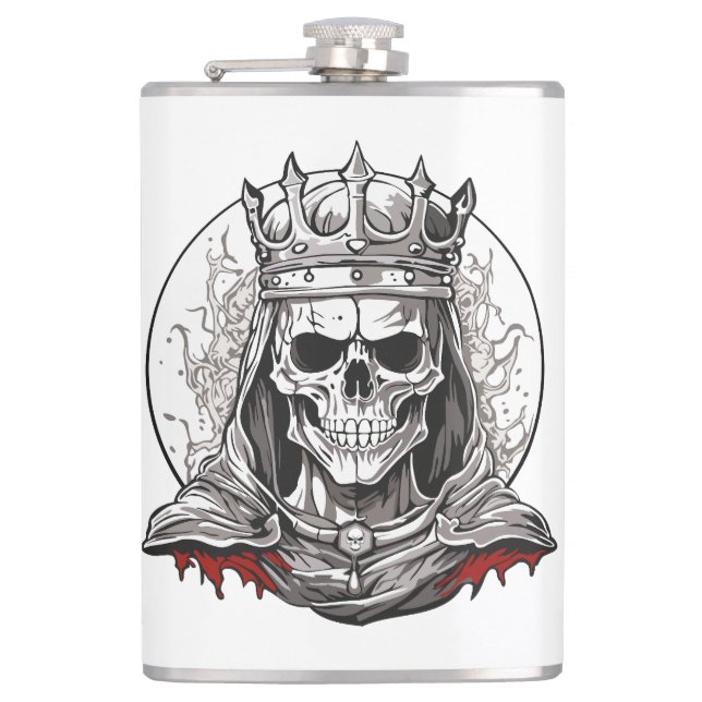 SKULL QUEEN FLASK (Front)