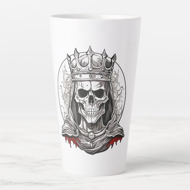 SKULL QUEEN LATTE MUG (Front)