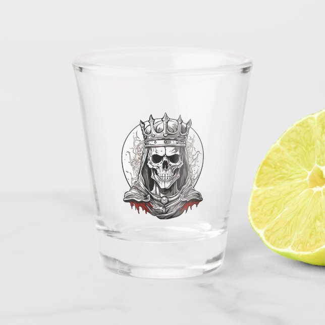 SKULL QUEEN SHOT GLASS (Front)