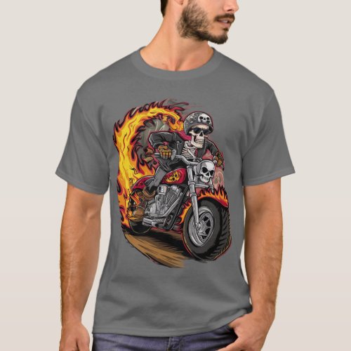 Skull race  T_Shirt