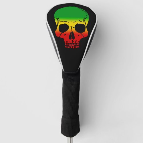 Skull Rasta Golf Head Cover