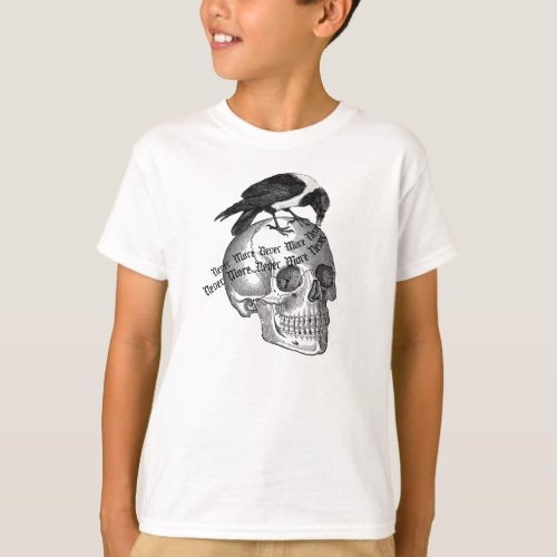 Skull  Raven T_Shirt