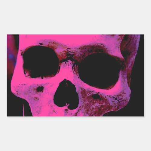 Skull Rectangular Sticker