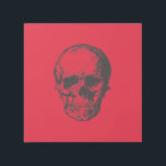 Skull Red Pop Art<br><div class="desc">Pop Art Style Skull Digital Art Painting</div>