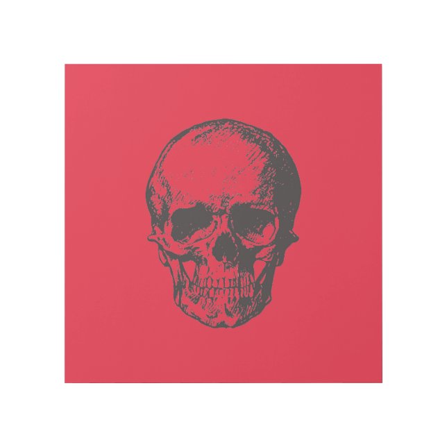 Skull Red Pop Art (Front)