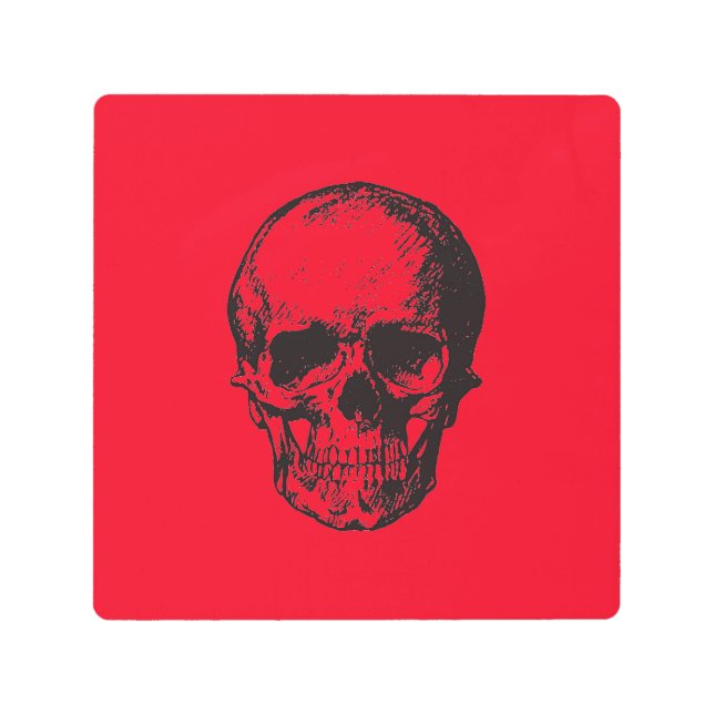 Skull Red Pop Art (Front)
