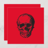 Skull Red Pop Art (Front/Back)