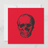 Skull Red Pop Art (Back)