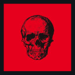 Skull Red Pop Art Poster<br><div class="desc">This product was very good and I love how easy it is for customize design. The design was very simple so I'm very pleased when I create.</div>
