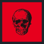 Skull Red Pop Art Poster<br><div class="desc">This product was very good and I love how easy it is for customize design. The design was very simple so I'm very pleased when I create.</div>