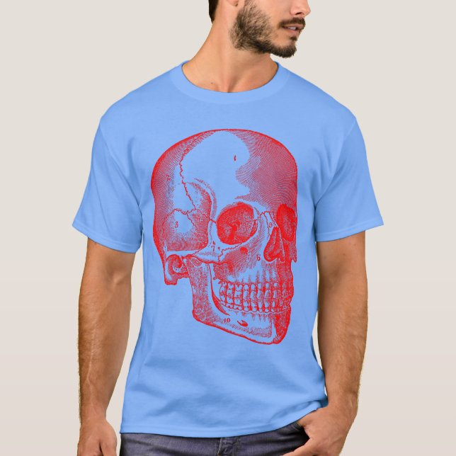 Skull - Red T-Shirt (Front)