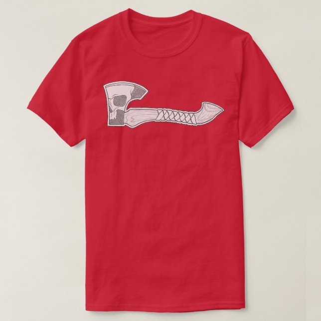 Skull Reflection Axe Classic TShirt (Design Front)