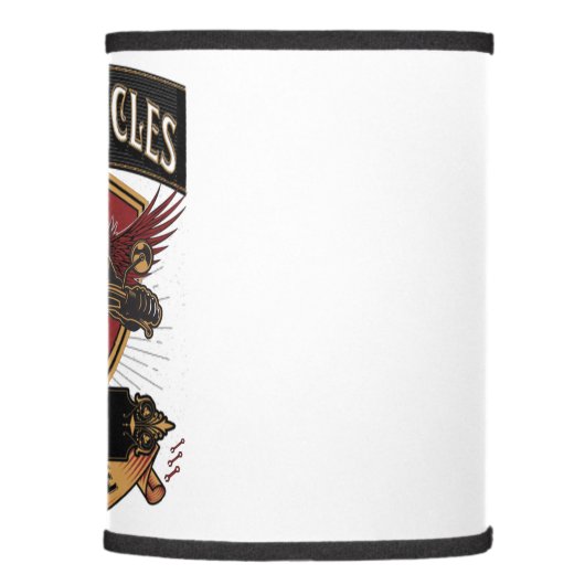 Skull Ride Motorcycles, Ride To Live Lamp Shade (Right)