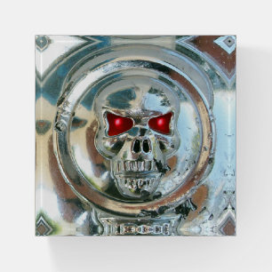 SKULL RIDERS CIRCLE PAPERWEIGHT