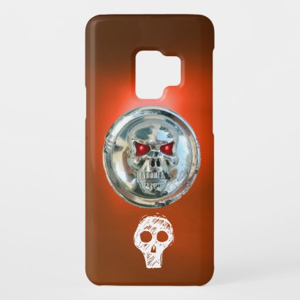 SKULL RIDERS METAL MONOGRAM Orange Case-Mate Samsung Galaxy S9 Case