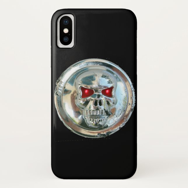 SKULL RIDERS MONOGRAM black Case-Mate iPhone Case (Back)