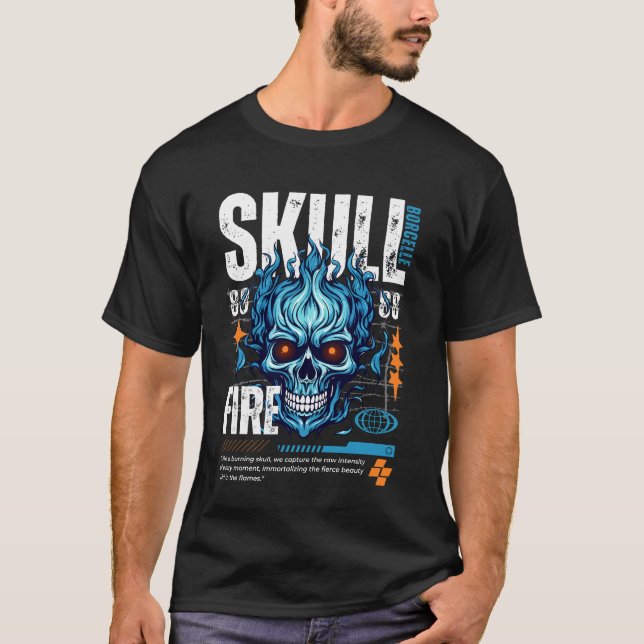 Skull Rizz Regular T-Shirts – Edgy & Stylish tee (Front)