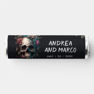 Skull Rock and Roll Gothic Wedding Favor