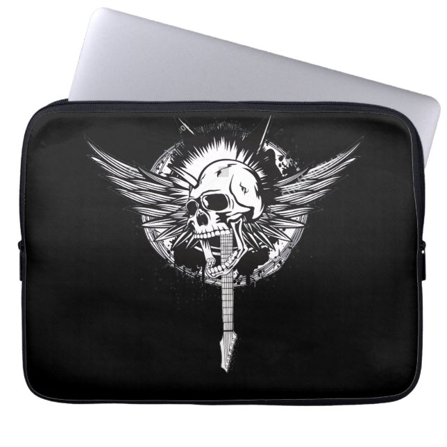 SKULL ROCK LAPTOP SLEEVE (Front)
