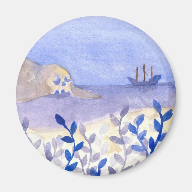 Skull Rock Magnet (Front)