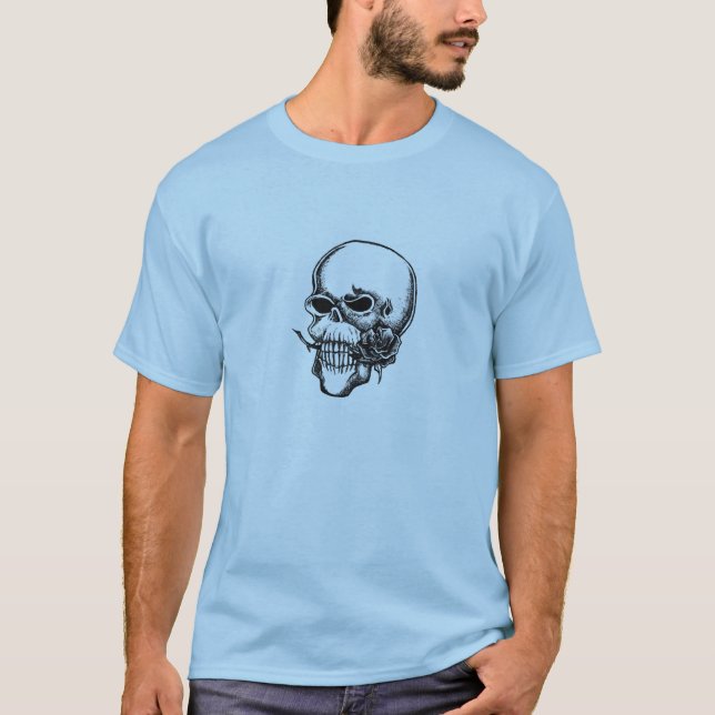 skull & rose 2 T-Shirt (Front)
