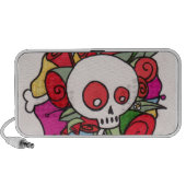 skull rose mini speaker (Front)