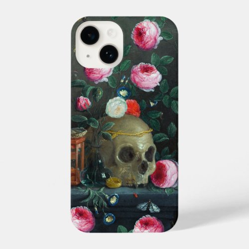 Skull  Roses iPhone 14 Case