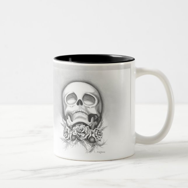 Skull & Roses Mug (Right)