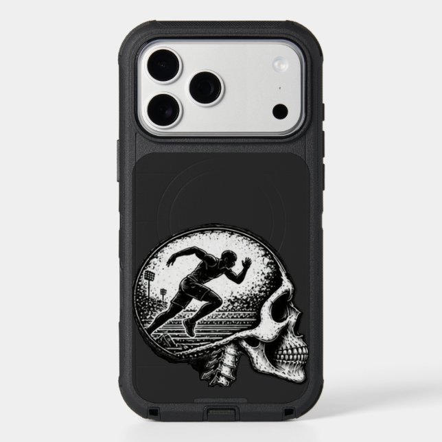 Skull Runner Silhouette Otterbox iPhone Case (Back)