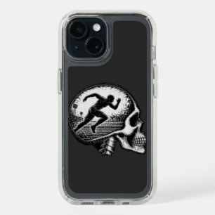 Skull Runner Silhouette iPhone 15 Case