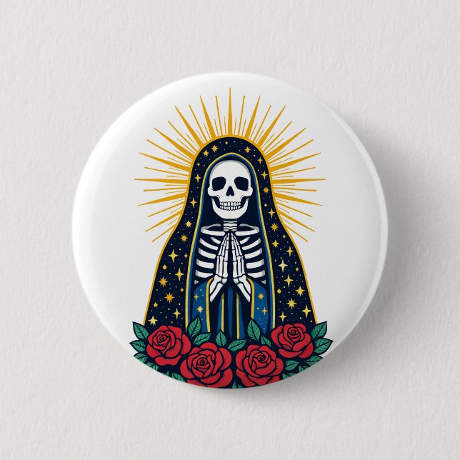 Skull Saint Button (Front)