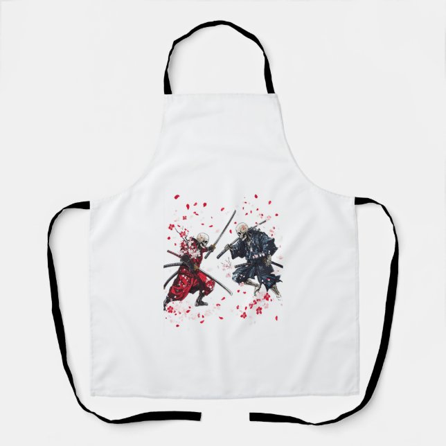 Skull Samurai Duel Apron (Front)