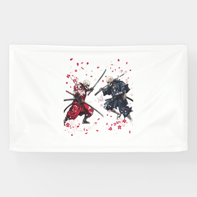 Skull Samurai Duel Banner (Horizontal)