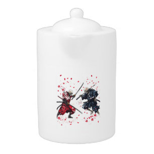 Skull Samurai Duel Teapot