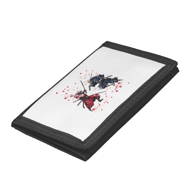 Skull Samurai Duel Tri-fold Wallet (Bottom)