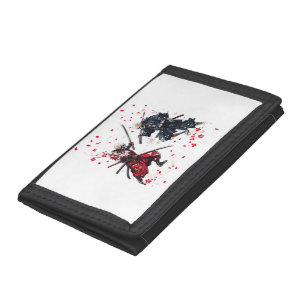 Skull Samurai Duel Trifold Wallet