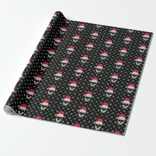Skull Santa Wrapping Paper