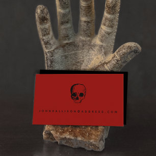 Skull Scary Calling Card