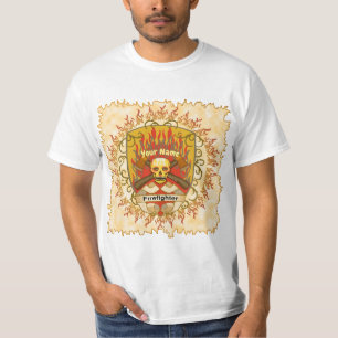 Skull Shield Firefighter t-shirt