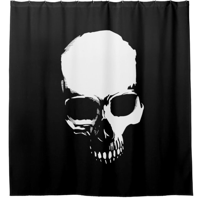 Skull Shower Curtain (Front)