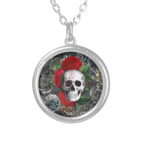 Skull Silver Plated Necklace