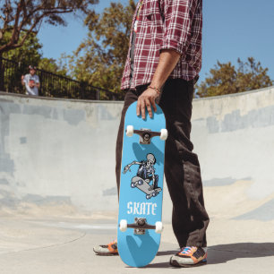Skull Skate Rider Skateboard