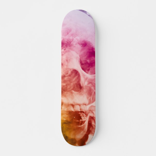 skull skateboard custom art design (Front)