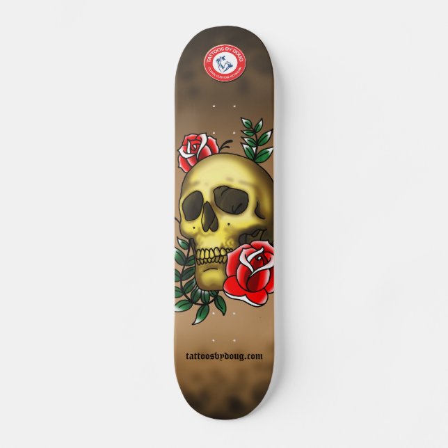 Skull Skateboard Deck (Front)