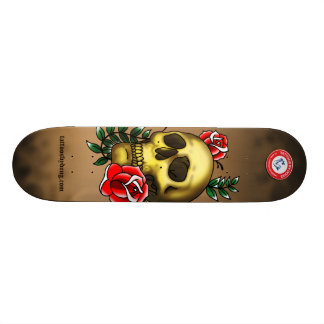 Skull Skateboard Deck