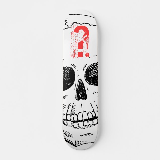 Skull Skateboard Deck (Front)