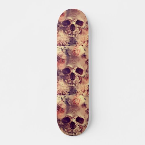 Skull Skateboard Deck